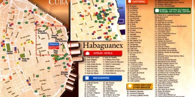 Havana vyhlídkové mapě