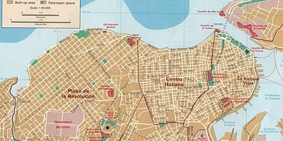 Offline mapa Havany