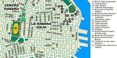 Mapa Havany port mapě