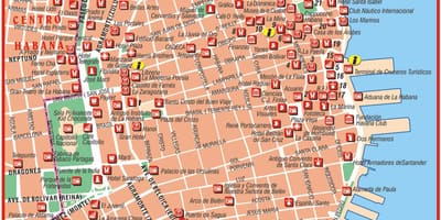 Mapa Habana vieja