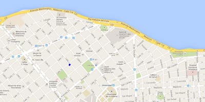 Vedado mapě